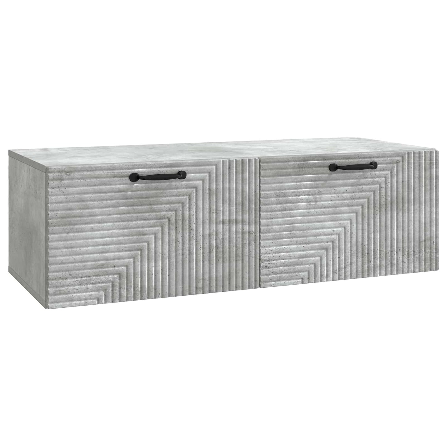 vidaXL Wall-Mounted TV Cabinet Concrete Grey 98 x 41 x 30 cm