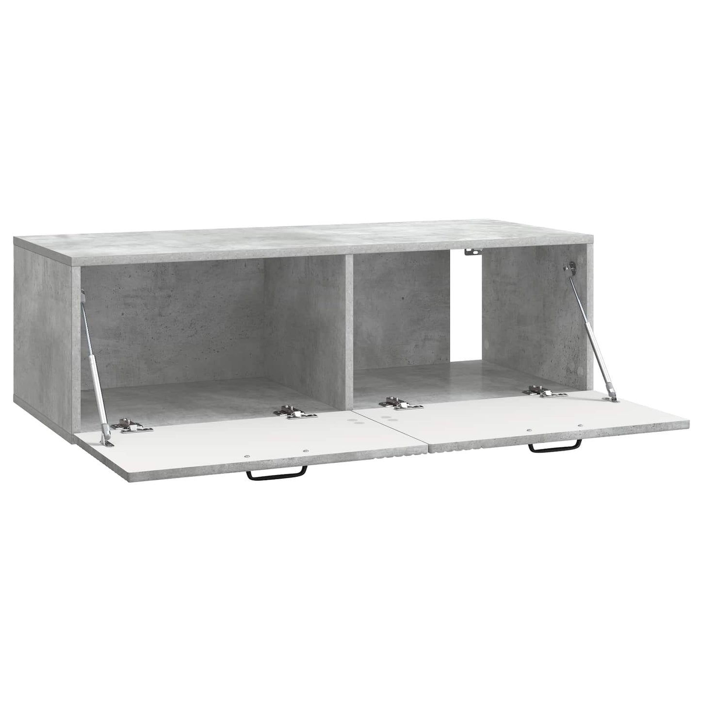 vidaXL Wall-Mounted TV Cabinet Concrete Grey 98 x 41 x 30 cm