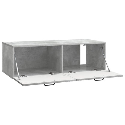 vidaXL Wall-Mounted TV Cabinet Concrete Grey 98 x 41 x 30 cm