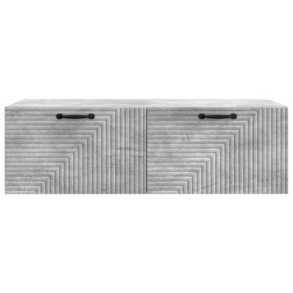 vidaXL Wall-Mounted TV Cabinet Concrete Grey 98 x 41 x 30 cm