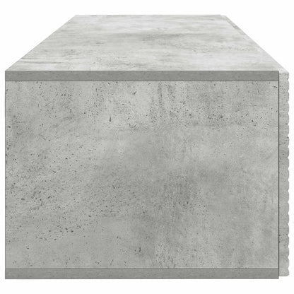vidaXL Wall-Mounted TV Cabinet Concrete Grey 98 x 41 x 30 cm
