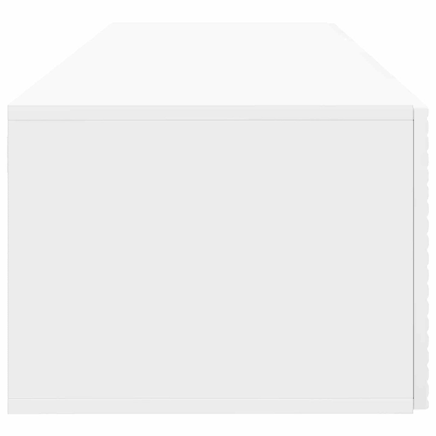 vidaXL Wall-Mounted TV Cabinet High Gloss White 98 x 41 x 30 cm