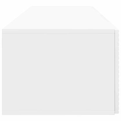 vidaXL Wall-Mounted TV Cabinet High Gloss White 98 x 41 x 30 cm