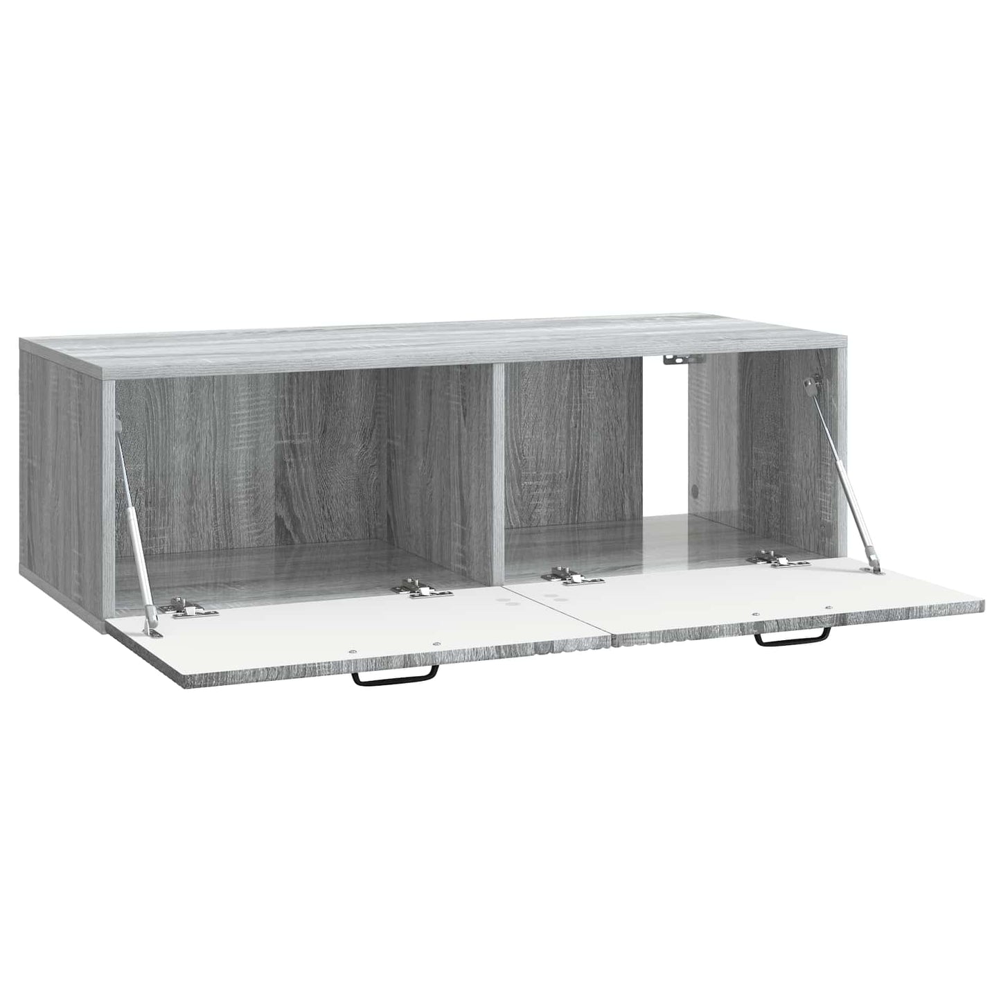 vidaXL Wall-Mounted TV Cabinet Grey Sonoma 98 x 41 x 30 cm