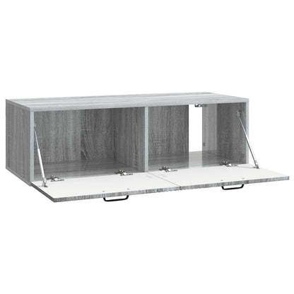 vidaXL Wall-Mounted TV Cabinet Grey Sonoma 98 x 41 x 30 cm
