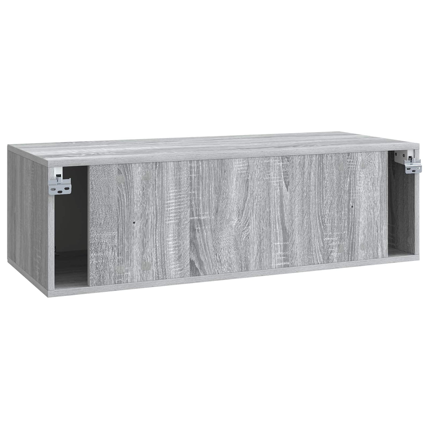 vidaXL Wall-Mounted TV Cabinet Grey Sonoma 98 x 41 x 30 cm