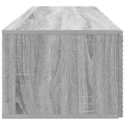 vidaXL Wall-Mounted TV Cabinet Grey Sonoma 98 x 41 x 30 cm