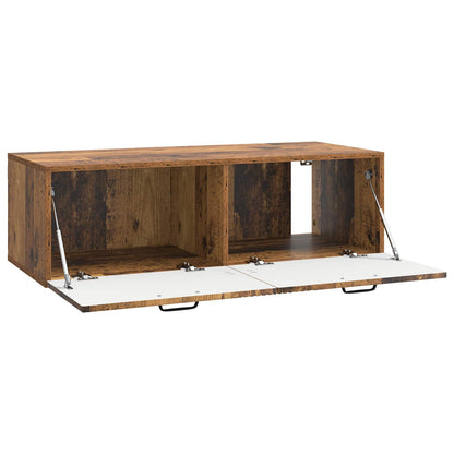 vidaXL Wall-Mounted TV Cabinet Wall-mounted Old Wood 98 x 41 x 30 cm