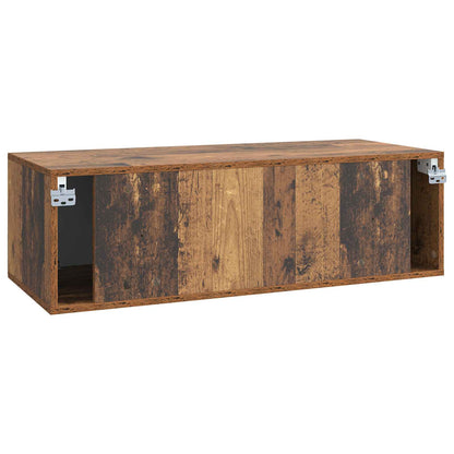 vidaXL Wall-Mounted TV Cabinet Wall-mounted Old Wood 98 x 41 x 30 cm