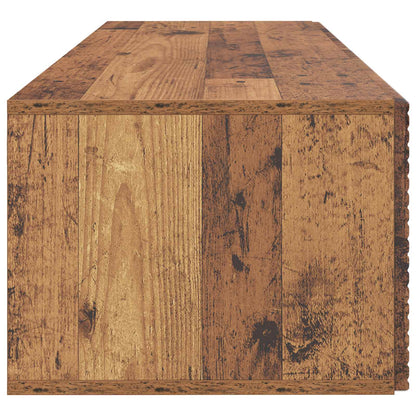 vidaXL Wall-Mounted TV Cabinet Wall-mounted Old Wood 98 x 41 x 30 cm
