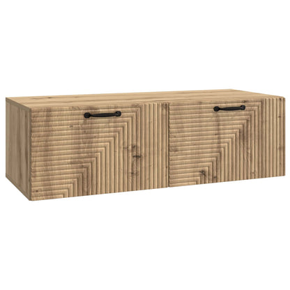 vidaXL Wall-Mounted TV Cabinet 98 x 41 x 30 cm Artisan Oak