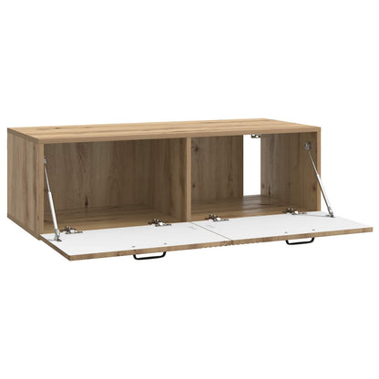 vidaXL Wall-Mounted TV Cabinet 98 x 41 x 30 cm Artisan Oak