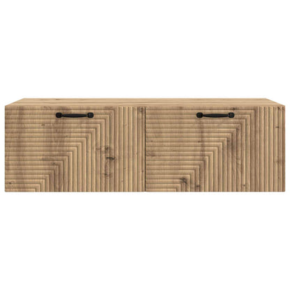 vidaXL Wall-Mounted TV Cabinet 98 x 41 x 30 cm Artisan Oak