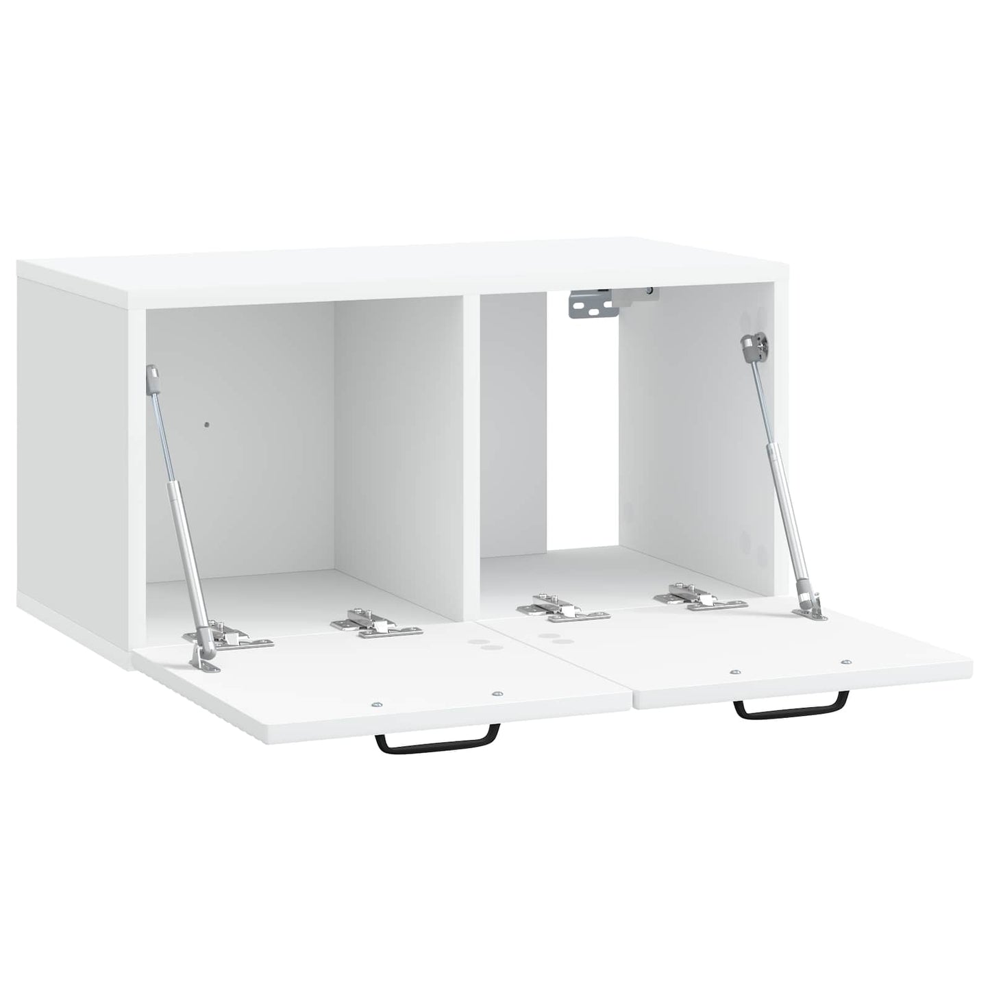 vidaXL Wall-Mounted TV Cabinet White 59.5 x 31 x 30 cm Engineered Wood