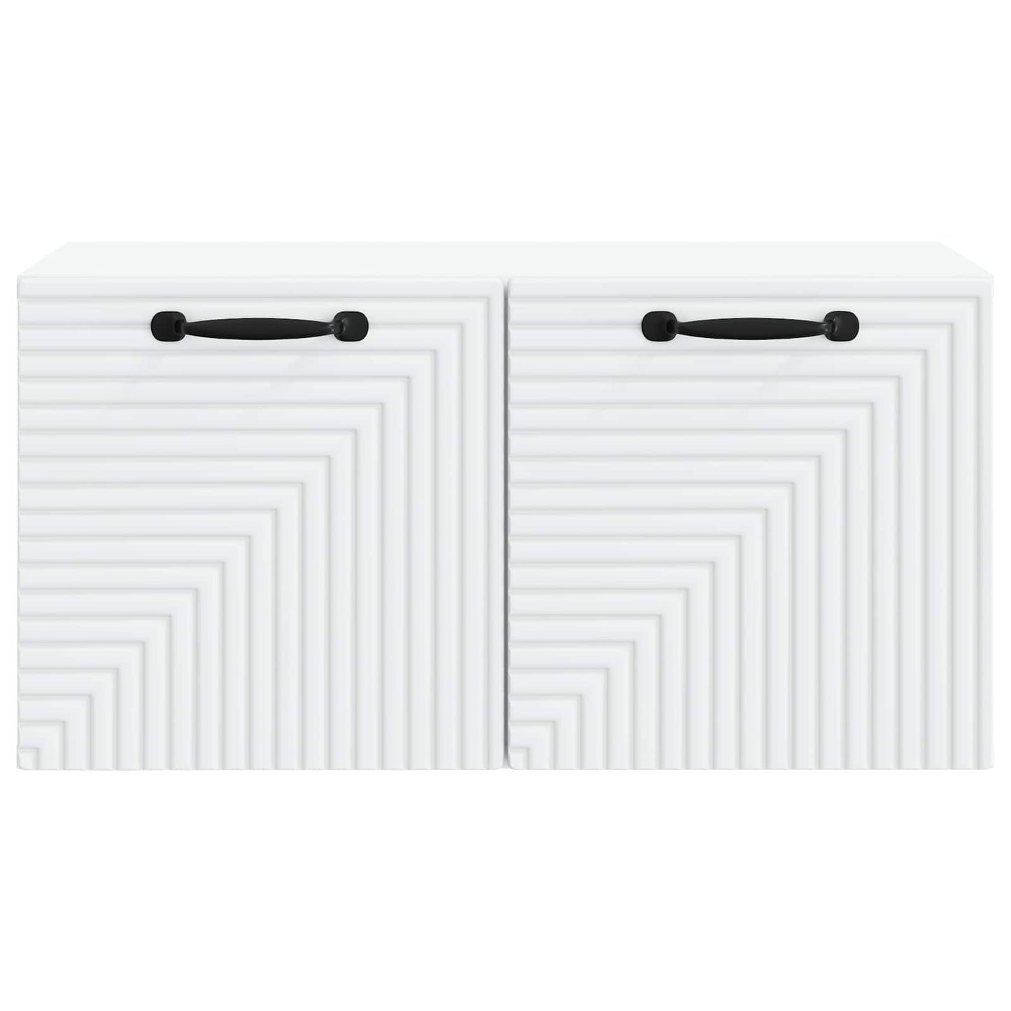 vidaXL Wall-Mounted TV Cabinet White 59.5 x 31 x 30 cm Engineered Wood