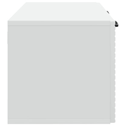 vidaXL Wall-Mounted TV Cabinet White 59.5 x 31 x 30 cm Engineered Wood