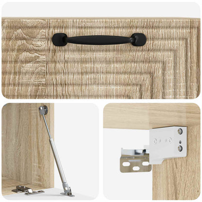 vidaXL Wall-Mounted TV Cabinet Sonoma Oak 59.5 x 31 x 30 cm
