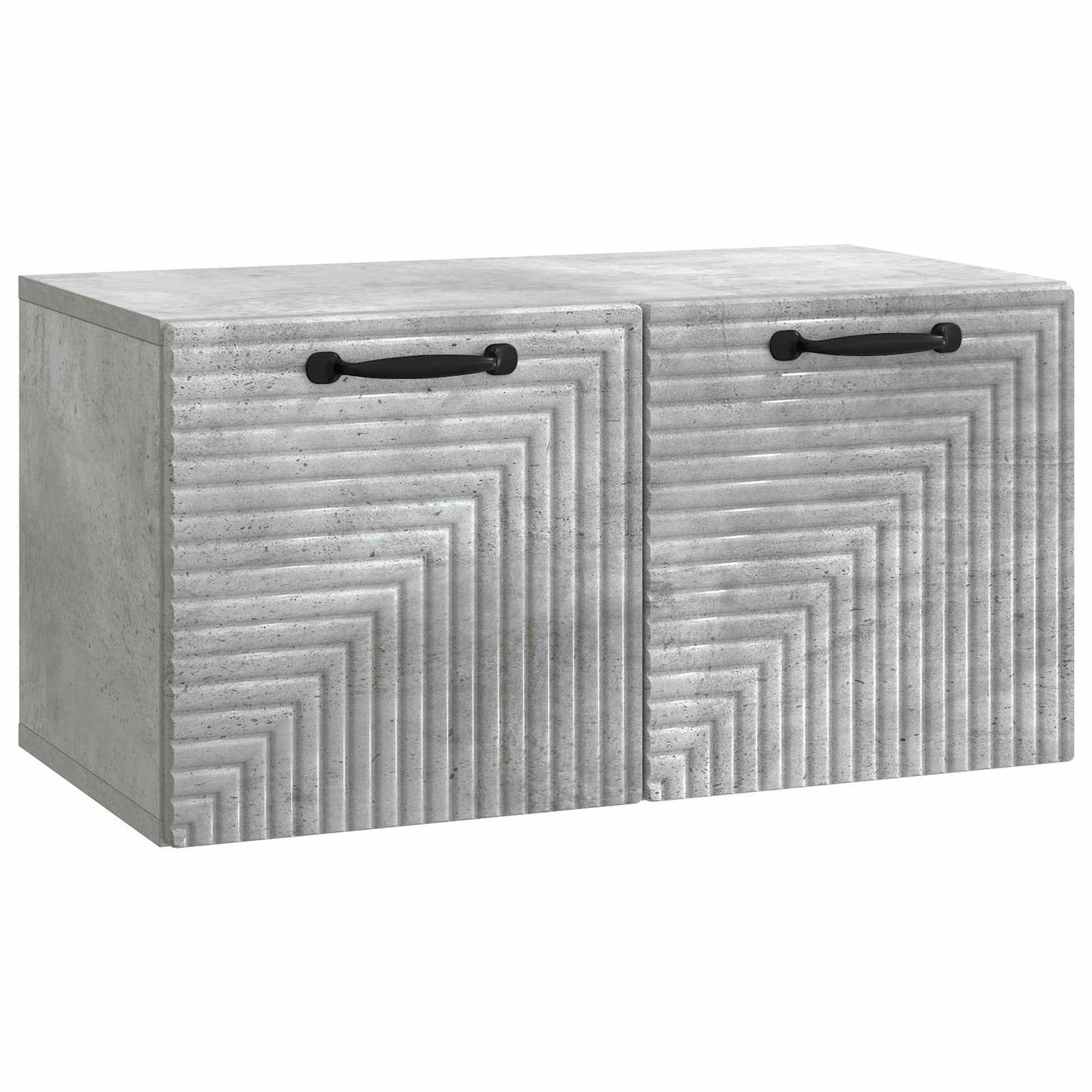 vidaXL Wall-Mounted TV Cabinet Concrete Grey 59.5 x 31 x 30 cm