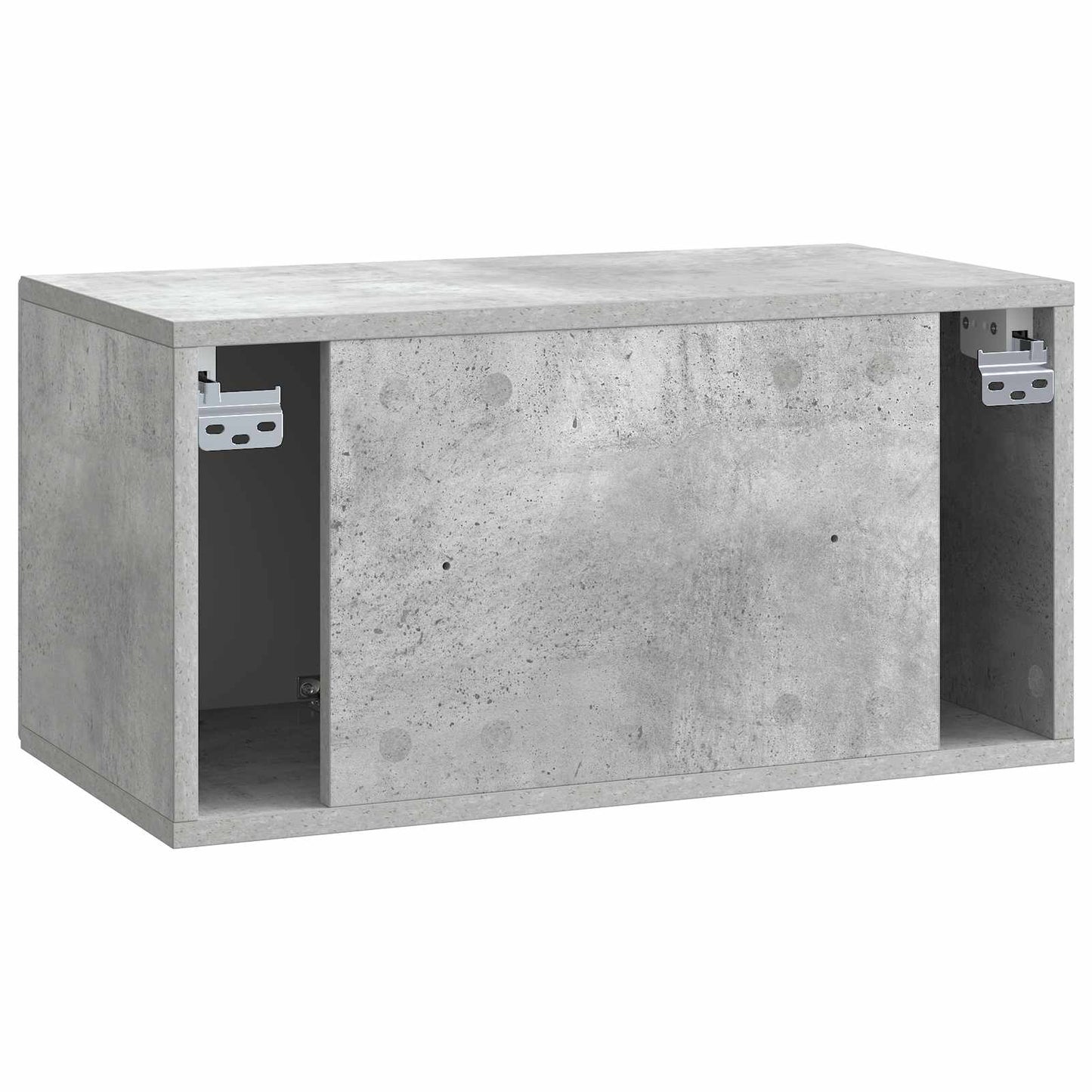 vidaXL Wall-Mounted TV Cabinet Concrete Grey 59.5 x 31 x 30 cm