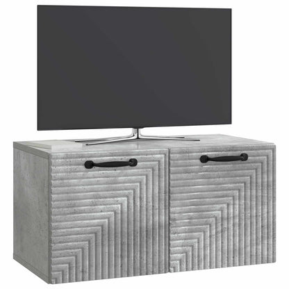 vidaXL Wall-Mounted TV Cabinet Concrete Grey 59.5 x 31 x 30 cm