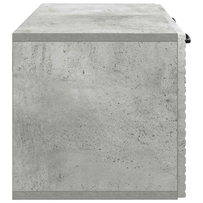 vidaXL Wall-Mounted TV Cabinet Concrete Grey 59.5 x 31 x 30 cm