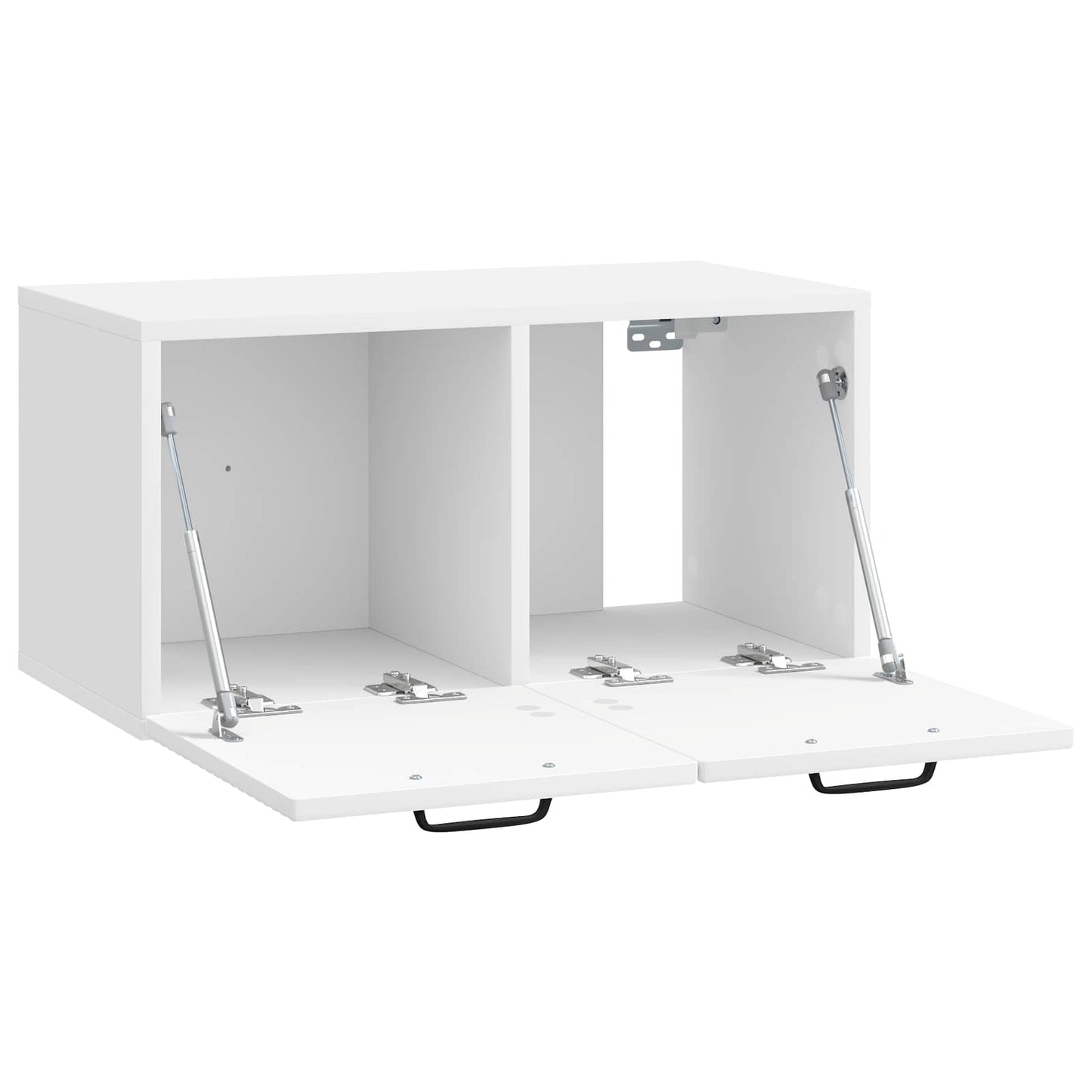 vidaXL Wall-Mounted TV Cabinet High Gloss White 59.5 x 31 x 30 cm