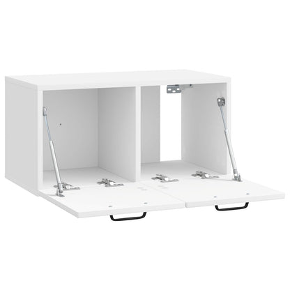 vidaXL Wall-Mounted TV Cabinet High Gloss White 59.5 x 31 x 30 cm