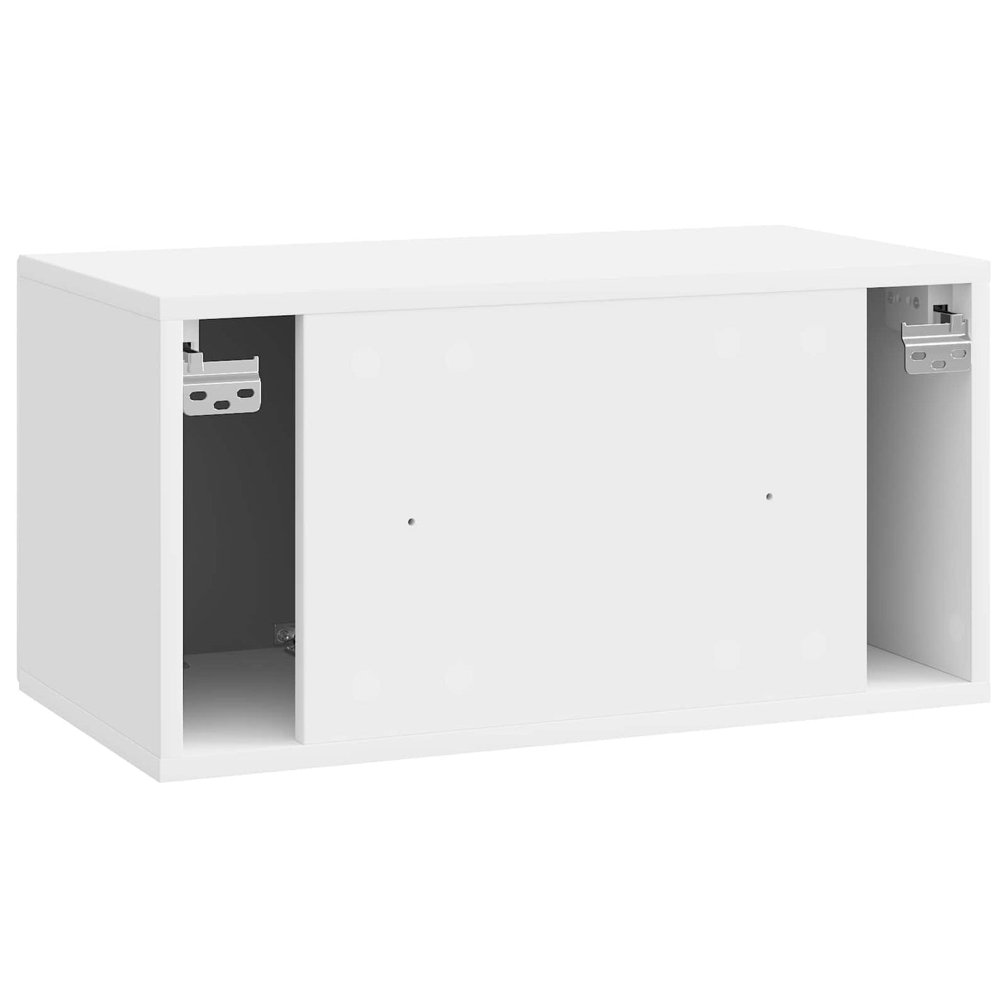 vidaXL Wall-Mounted TV Cabinet High Gloss White 59.5 x 31 x 30 cm