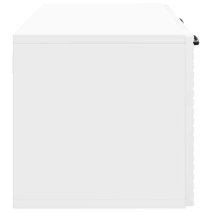 vidaXL Wall-Mounted TV Cabinet High Gloss White 59.5 x 31 x 30 cm