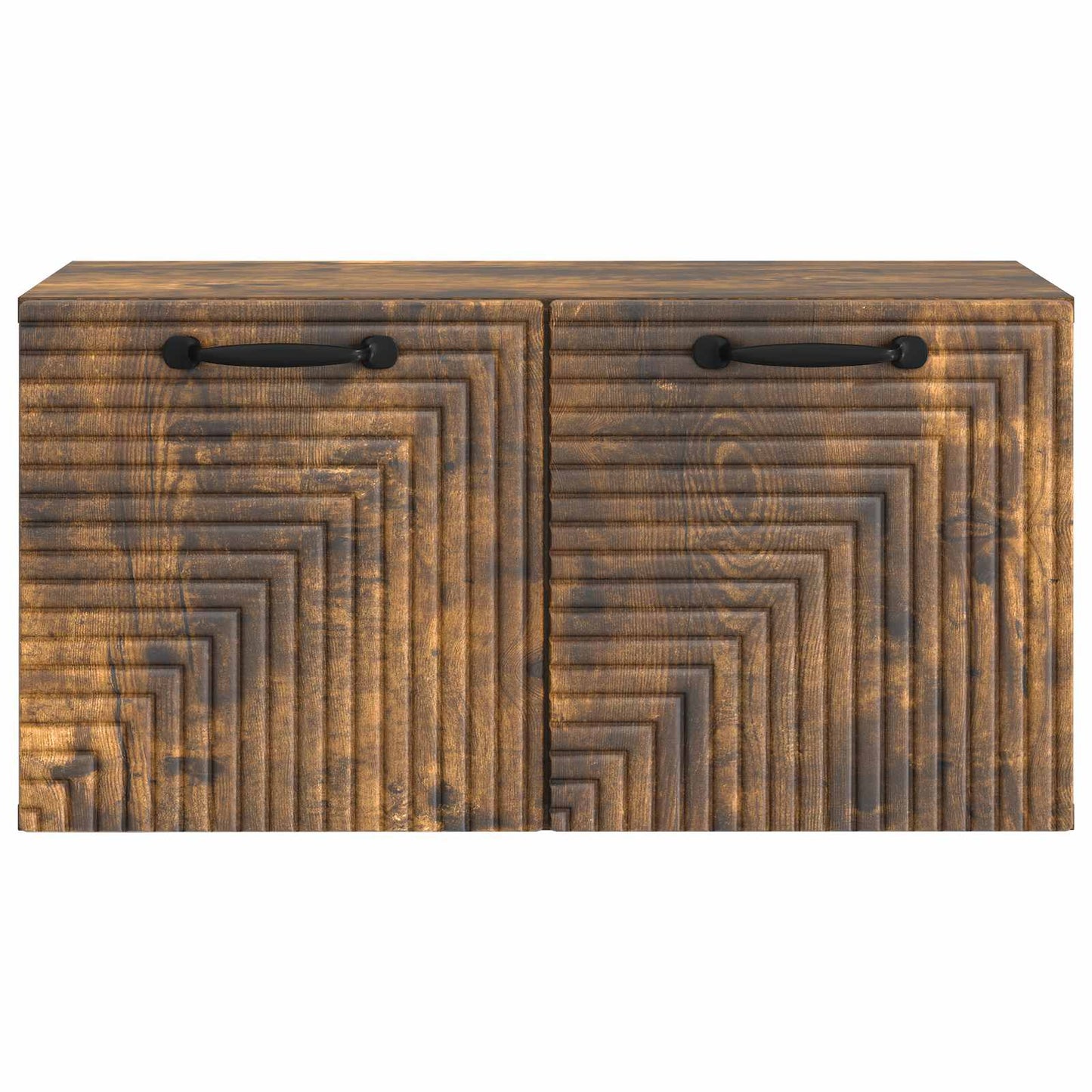 vidaXL Wall-Mounted TV Cabinet Smoked Oak 59.5 x 31 x 30 cm