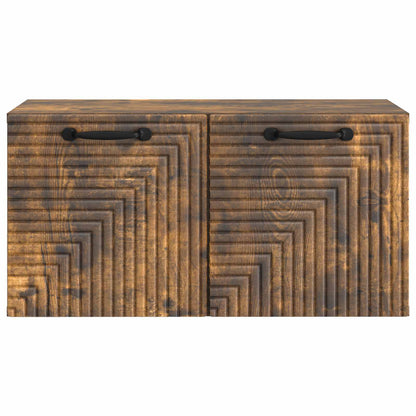 vidaXL Wall-Mounted TV Cabinet Smoked Oak 59.5 x 31 x 30 cm