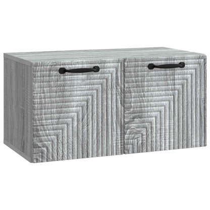 vidaXL Wall-Mounted TV Cabinet Grey Sonoma 59.5 x 31 x 30 cm