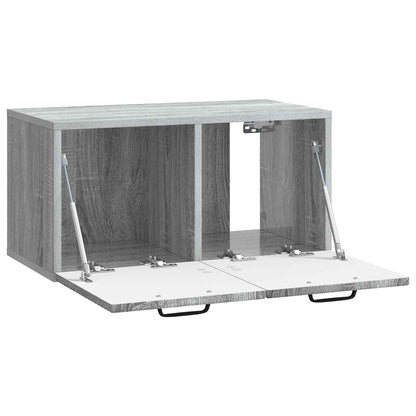 vidaXL Wall-Mounted TV Cabinet Grey Sonoma 59.5 x 31 x 30 cm