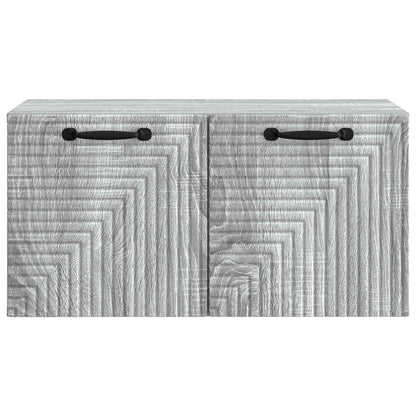 vidaXL Wall-Mounted TV Cabinet Grey Sonoma 59.5 x 31 x 30 cm