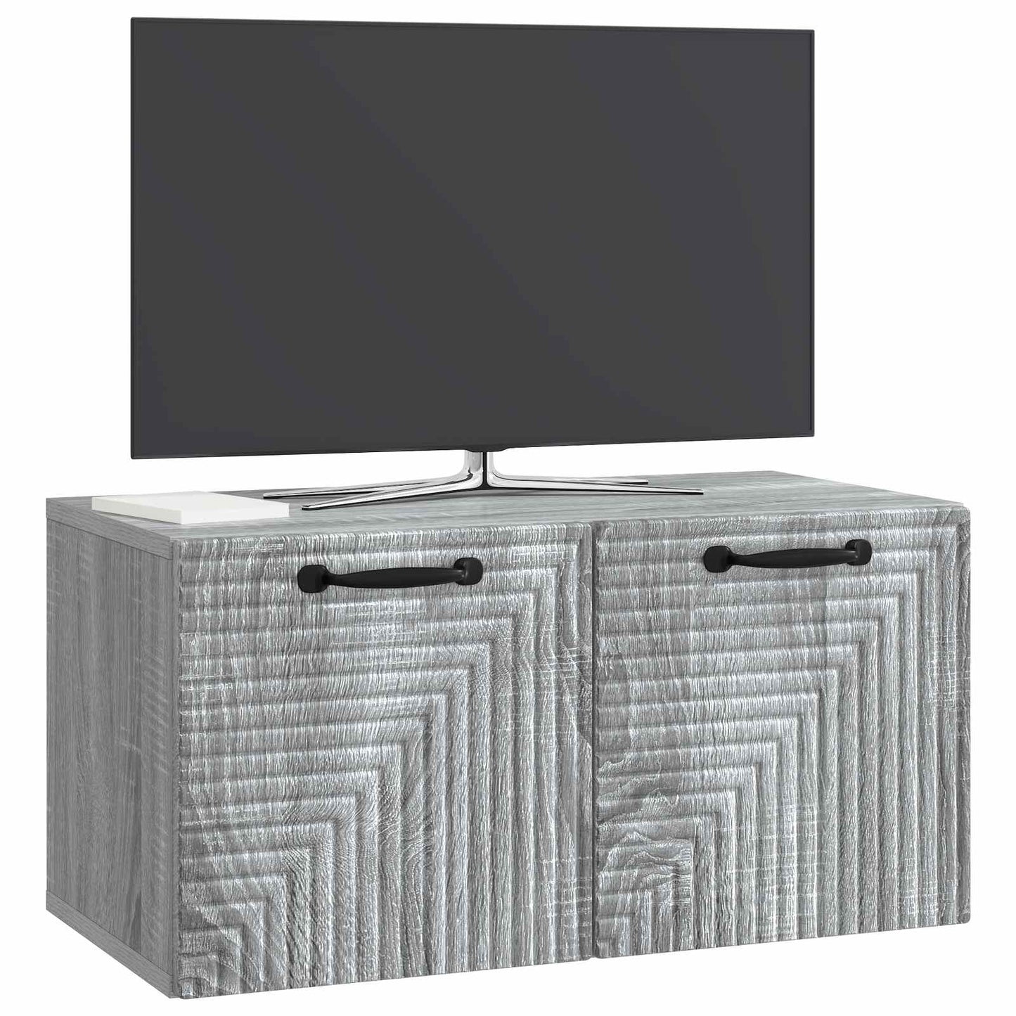 vidaXL Wall-Mounted TV Cabinet Grey Sonoma 59.5 x 31 x 30 cm