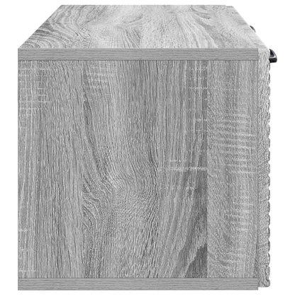 vidaXL Wall-Mounted TV Cabinet Grey Sonoma 59.5 x 31 x 30 cm