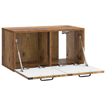 vidaXL Wall-Mounted TV Cabinet Wall-mounted Old Wood 59.5 x 31 x 30 cm