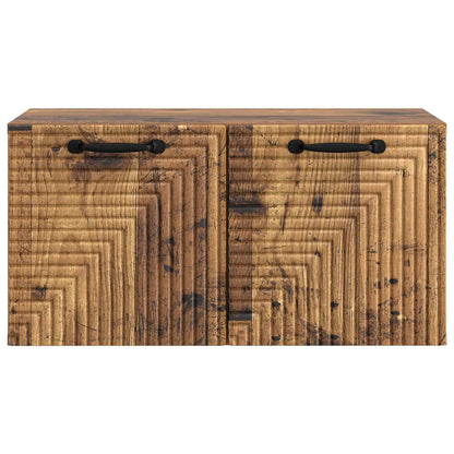 vidaXL Wall-Mounted TV Cabinet Wall-mounted Old Wood 59.5 x 31 x 30 cm