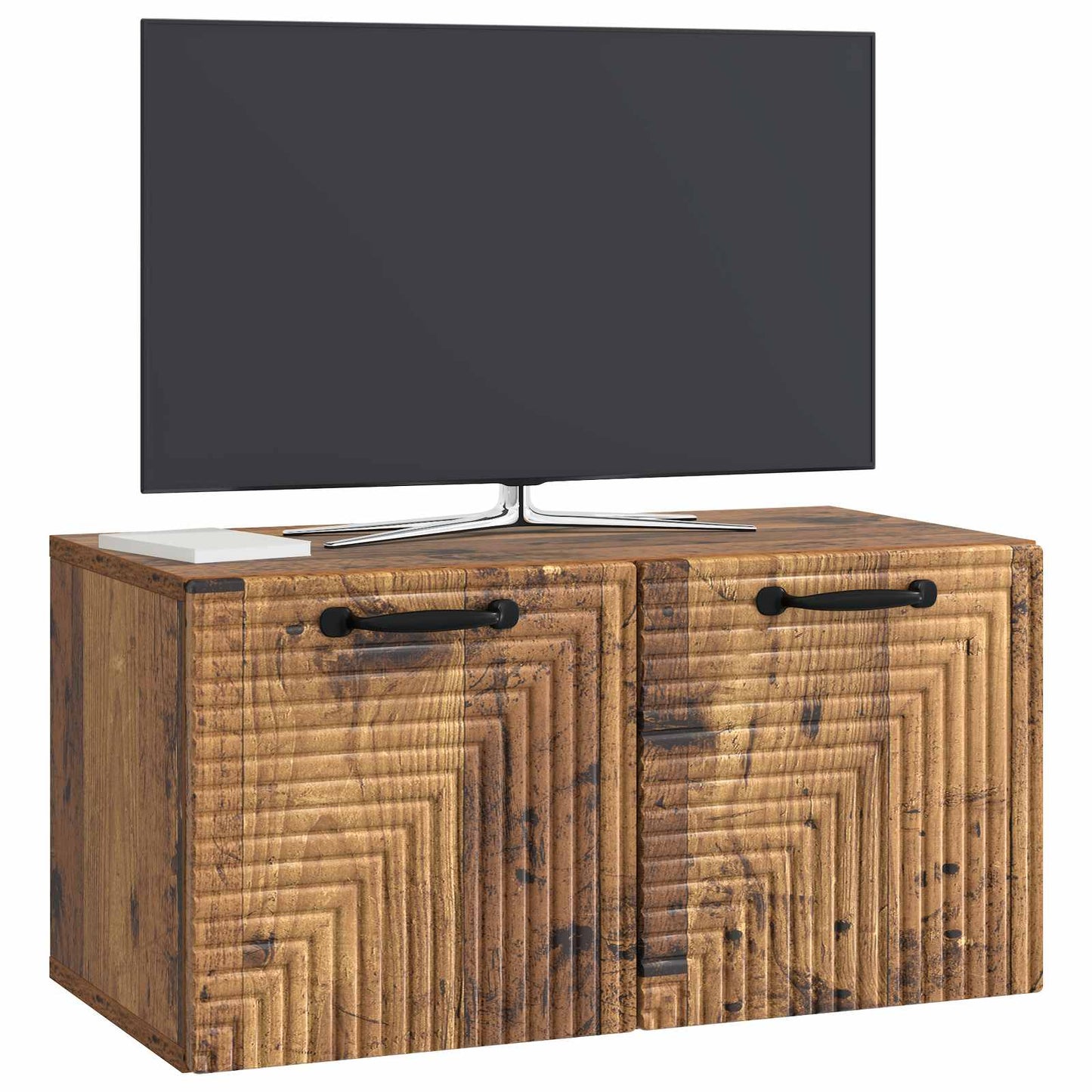 vidaXL Wall-Mounted TV Cabinet Wall-mounted Old Wood 59.5 x 31 x 30 cm