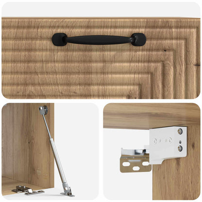 vidaXL Wall-Mounted TV Cabinet 59.5 x 31 x 30 cm Artisan Oak