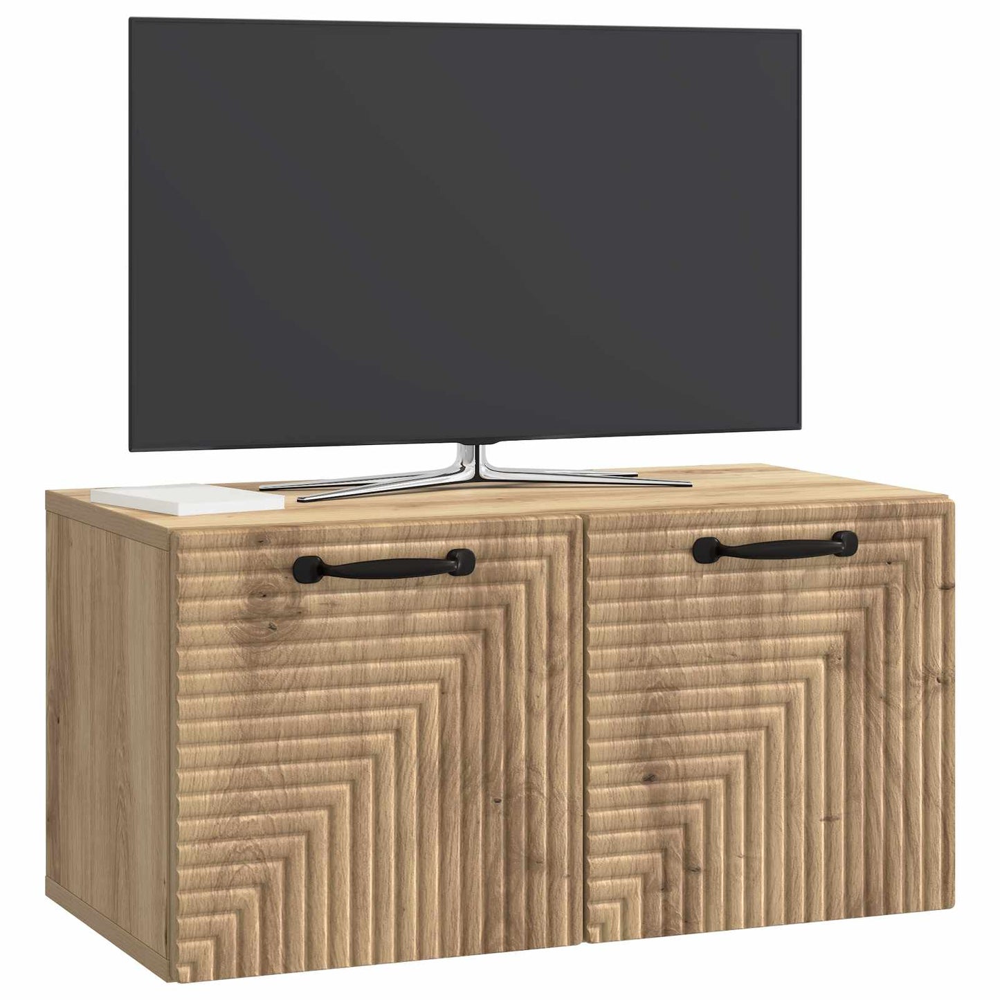 vidaXL Wall-Mounted TV Cabinet 59.5 x 31 x 30 cm Artisan Oak
