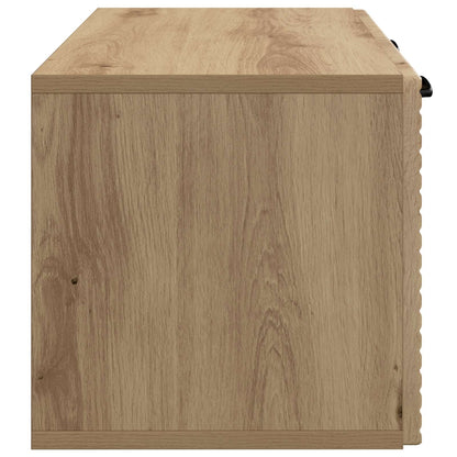 vidaXL Wall-Mounted TV Cabinet 59.5 x 31 x 30 cm Artisan Oak