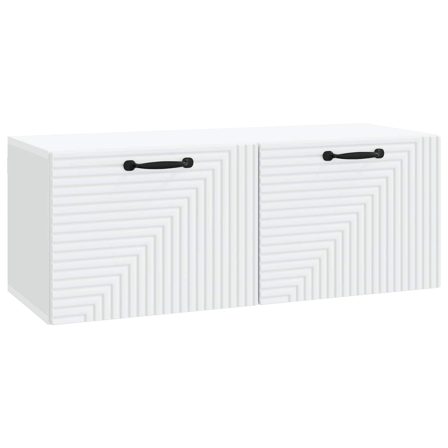 vidaXL Wall-Mounted TV Cabinet White 78.5 x 31 x 30 cm Engineered Wood