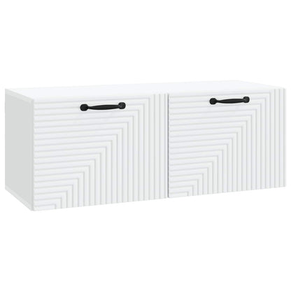 vidaXL Wall-Mounted TV Cabinet White 78.5 x 31 x 30 cm Engineered Wood
