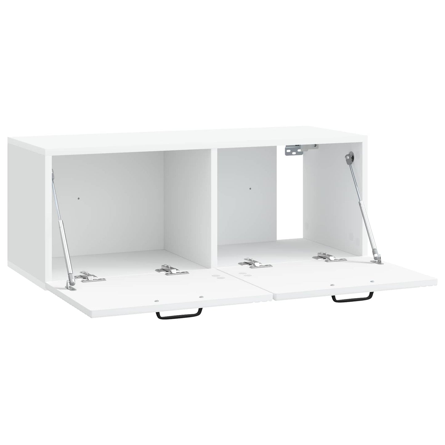 vidaXL Wall-Mounted TV Cabinet White 78.5 x 31 x 30 cm Engineered Wood