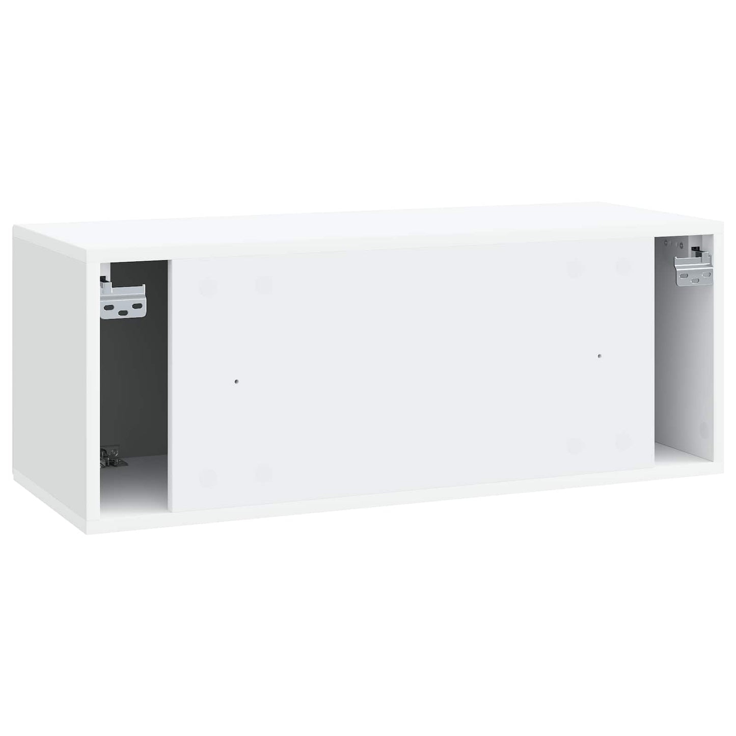 vidaXL Wall-Mounted TV Cabinet White 78.5 x 31 x 30 cm Engineered Wood