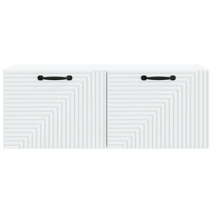 vidaXL Wall-Mounted TV Cabinet White 78.5 x 31 x 30 cm Engineered Wood