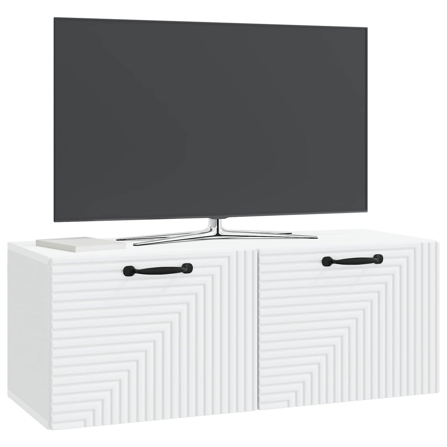 vidaXL Wall-Mounted TV Cabinet White 78.5 x 31 x 30 cm Engineered Wood