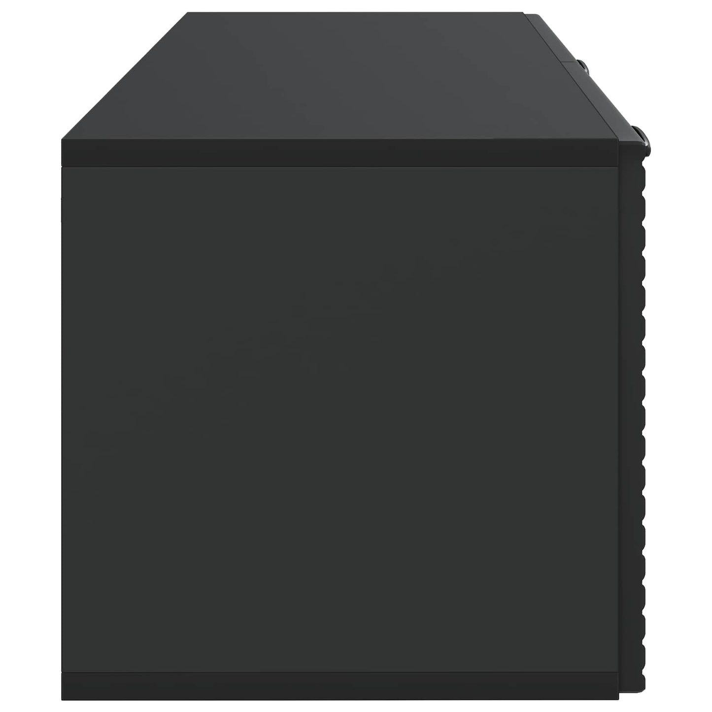 vidaXL Wall-Mounted TV Cabinet Black 78.5 x 31 x 30 cm Engineered Wood