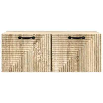 vidaXL Wall-Mounted TV Cabinet Sonoma Oak 78.5 x 31 x 30 cm